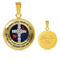 JL2107008 My Mind Still Talks To You Red Cardinals Rose Opal Cross Luxury Necklace with Back Engraving