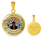 My Mind Still Talks To You Hummingbirds Wood Tree Of Life SP1909076 Luxury Necklace with Back Engraving
