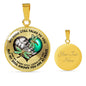 SP0109048 My Mind Still Talks To You Dragonflies Broken Heart Luxury Necklace with Back Engraving