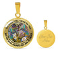 AG2908094 My Mind Still Talks To You Hummingbirds Flower Luxury Necklace with Back Engraving