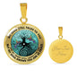 AG2108053 My Mind Still Talks To You Hummingbirds Tree Of Life Luxury Necklace with Back Engraving