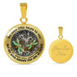 AG2208073 My Mind Still Talks To You Dragonflies Silver Tree Of Life Luxury Necklace with Back Engraving