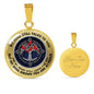 AG0608082 My Mind Still Talks To You Red Cardinals Silver Celtic Knot Tree Of Life Luxury Necklace with Back Engraving