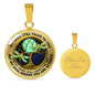 AG0608123 My Mind Still Talks To You Golden Dragonflies Gold Moon Tree Of Life And Galaxy Luxury Necklace with Back Engraving