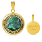 AG2208074 My Mind Still Talks To You Hummingbirds Tree Of Life Luxury Necklace with Back Engraving