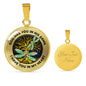 TQ0104 God Has You In His Arms Dragonfly Tree Of Life Luxury Necklace with Back Engraving