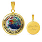 AG2008060 My Mind Still Talks To You Hummingbirds Tree Of Life Luxury Necklace with Back Engraving