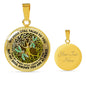 AG1508027 My Mind Still Talks To You Dragonflies Tree Of Life Luxury Necklace with Back Engraving
