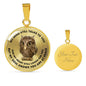 My Mind Still Talks To You Owl Night Bird Luxury Necklace with Back Engraving
