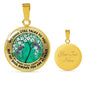 AG2508063 My Mind Still Talks To You Hummingbirds Flower Luxury Necklace with Back Engraving