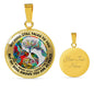 AG2108052 My Mind Still Talks To You Hummingbirds Yin Yang Tree Of Life Luxury Necklace with Back Engraving