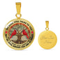 AG1308039 My Mind Still Talks To You Red Cardinals Tree Of Life Luxury Necklace with Back Engraving