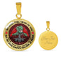 AG1308046 My Mind Still Talks To You Red Cardinal Tree Of Life Luxury Necklace with Back Engraving