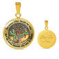 AG2208070 My Mind Still Talks To You Dragonflies Tree Of Life Luxury Necklace with Back Engraving