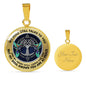 AG0608130 My Mind Still Talks To You Hummingbirds Silver Celtic Knot Tree Of Life Luxury Necklace with Back Engraving