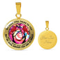 AG2108034 My Mind Still Talks To You Red Cardinals Tie Dye Tree Of Life Luxury Necklace with Back Engraving