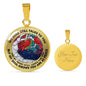 AG2008038 My Mind Still Talks To You Red Cardinals Cardinals Tree Of Life Luxury Necklace with Back Engraving