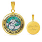 AG2108049 My Mind Still Talks To You Hummingbirds Tree Of Life Luxury Necklace with Back Engraving