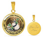 AG1508029 My Mind Still Talks To You Dragonflies Tree Of Life Luxury Necklace with Back Engraving