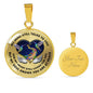 H0713003 My Mind Still Talks To You Green Hummngbirds Stair Way To Heaven With Heart Wings Luxury Necklace with Back Engraving