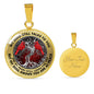 AG2208060 My Mind Still Talks To You Red Cardinals Silver Tree Of Life Luxury Necklace with Back Engraving