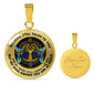 AG0608129 My Mind Still Talks To You Hummingbirds Gold Celtic Knot Tree Of Life Luxury Necklace with Back Engraving