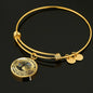 My Mind Still Talks To You Hummingbird Tree Of Life 020520VTC16 Circle Adjustable Luxury Bangle with Back Engraving