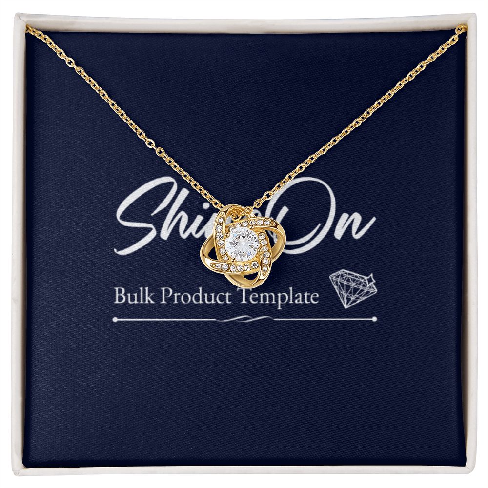 Love Knot Necklace Gift