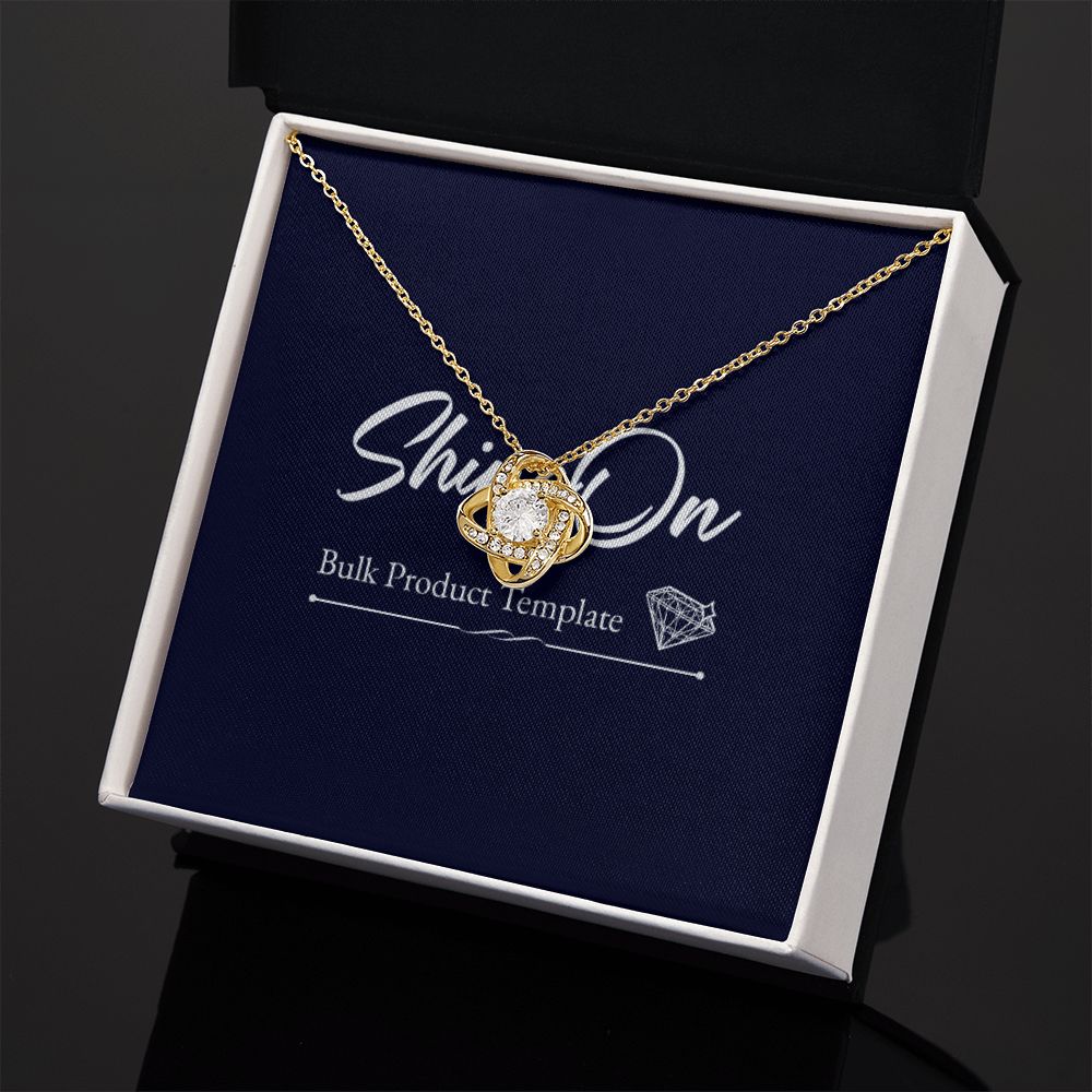 Love Knot Necklace Gift