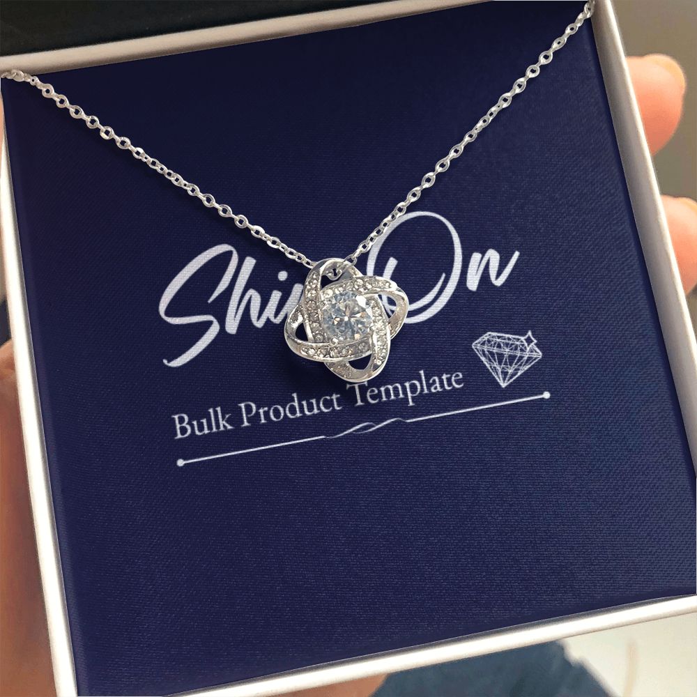 Love Knot Necklace Gift