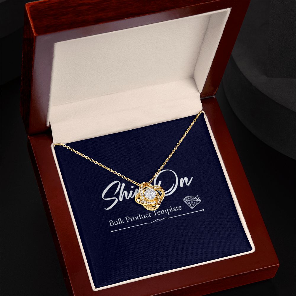 Love Knot Necklace Gift