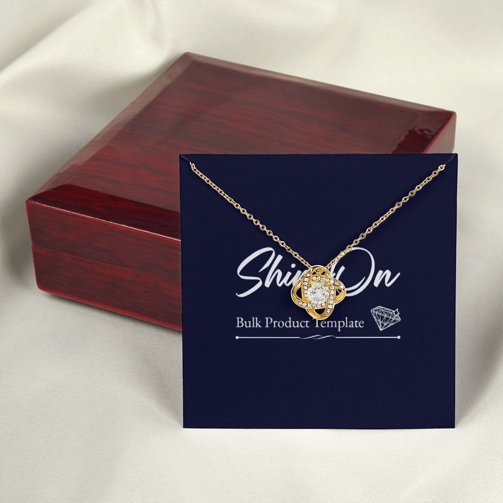 Love Knot Necklace Gift