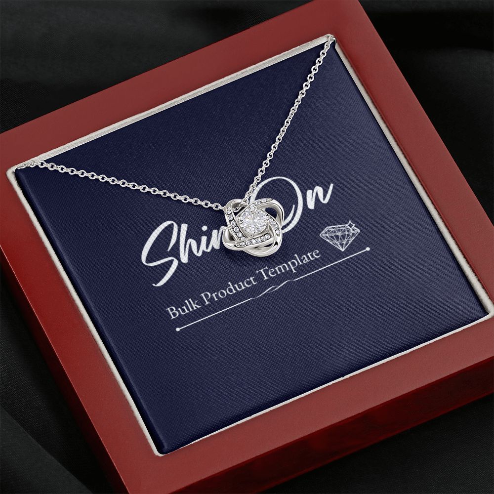 Love Knot Necklace Gift