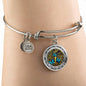 JL2407004 My Mind Still Talks To You Blue Butterflies Gold Celtic Tree Of Life And Galaxy Circle Adjustable Luxury Bangle with Back Engraving