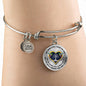 JL1407039 My Mind Still Talks To You Green Hummingbirds Tree Of Life And Heart Circle Adjustable Luxury Bangle with Back Engraving