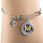 JL1407048 My Mind Still Talks To You Purple Dragonflies Celtic And Wings Circle Adjustable Luxury Bangle with Back Engraving