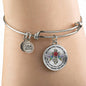 JL2107001 My Mind Hummingbird Rose Cross Circle Adjustable Luxury Bangle with Back Engraving