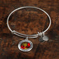 Those We Love Don't Go Away Red Butterflies Tree Of Life TM070609 Circle Adjustable Luxury Bangle with Back Engraving