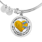 JL1407019 My Mind Still Talks To You Turquoise Dragonflies Heart Wing Gold Circle Adjustable Luxury Bangle with Back Engraving