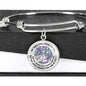 JL1407039 My Mind Still Talks To You Blue Dragonflies TitanTree Of Life Circle Adjustable Luxury Bangle with Back Engraving