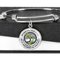 JL1407005 My Mind Still Talks To You Golden Dragonflies Tree Of Life Circle Adjustable Luxury Bangle with Back Engraving