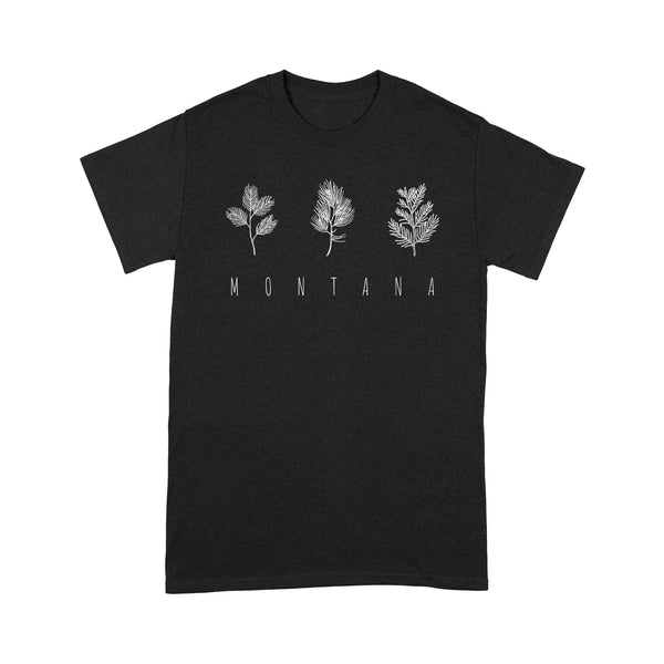 Montana State Floral - TeeMaru Montana T-Shirt MTTS029