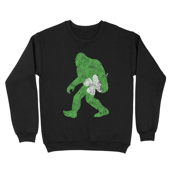 TeeMaru Bigfoot Sweatshirt MC030- Bigfoot St Patrick's Day Irish