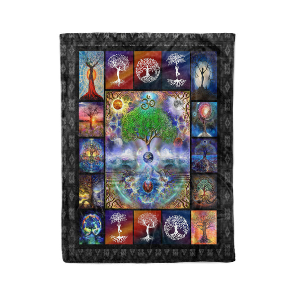 Tree Of Life Fleece Blanket