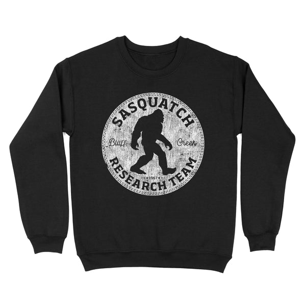 TeeMaru Bigfoot Sweatshirt MC021- Bigfoot Research Team Retro Vintage Sasquatch