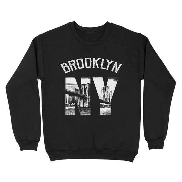 Brooklyn New York Skyline Brooklyn - TeeMaru Brooklyn Sweatshirt BKTS014