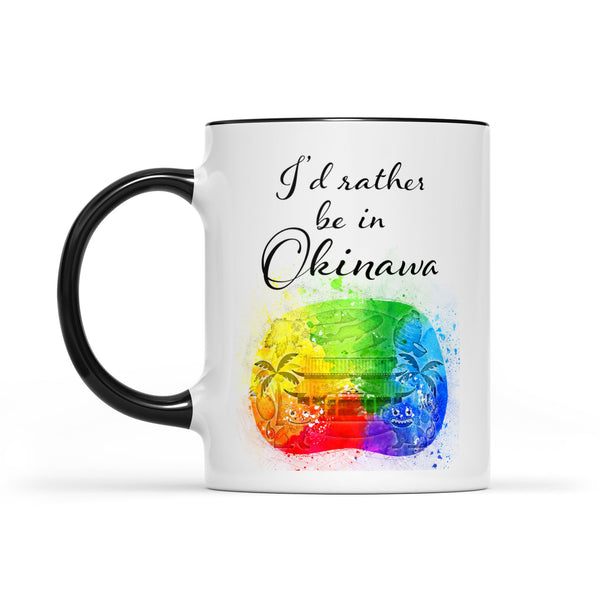 TeeMaru Okinawa Mug OKMU005 - I'd Rather Be In Okinawa