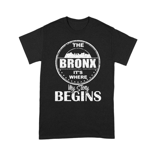 TeeMaru Bronx T-Shirt BXTS096 - Retro Vintage The Bronx Where My Story Begins