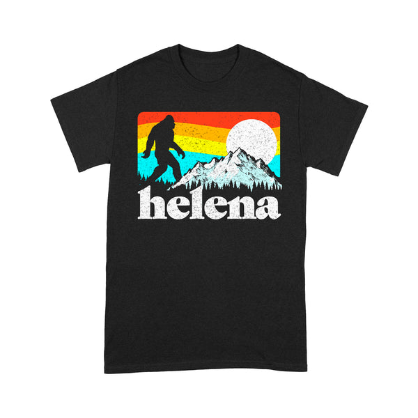 Helena Montana Retro Bigfoot Mountains - Montana T-Shirt MTTS0049