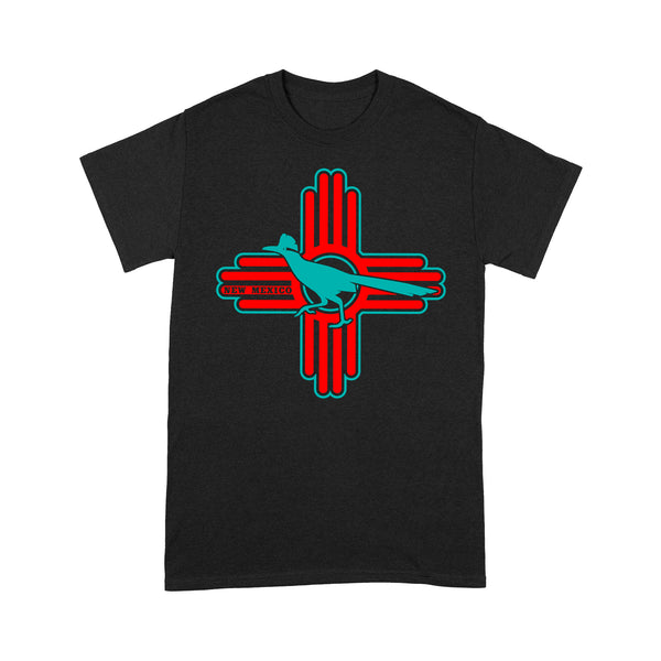 New Mexico Zia with Roadrunner - New Mexico T-Shirt NMTS009